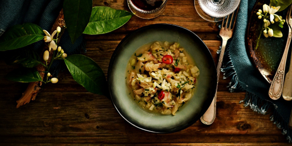 Ceviche de Bacalhau Fresco