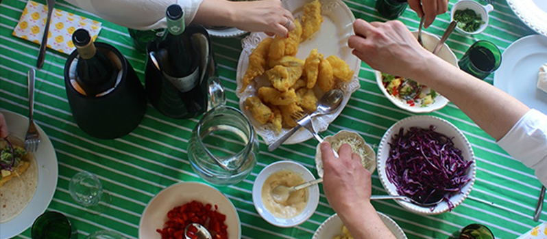Tacos de Bacalhau Fresco em Polme de Espumante