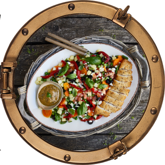 SALADA COM FILETES PRIMAVERA