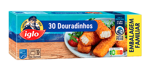 30 Douradinhos de Peixe