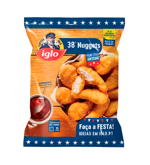nuggets de frango polme americano