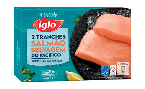 2 Traches de Salmão Selvagem do Pacífico