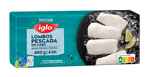 4 lombos de pescada - 400g