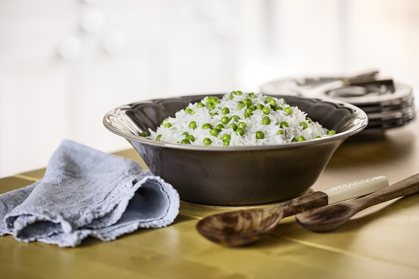Arroz de Ervilhas com Leite de Coco