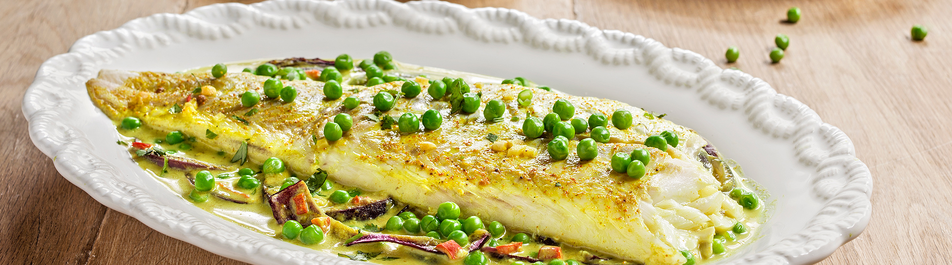 Bacalhau Fresco com Molho de Caril