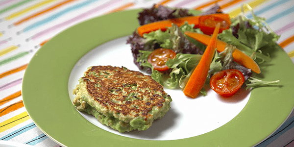 Hamburgers de Ervilhas