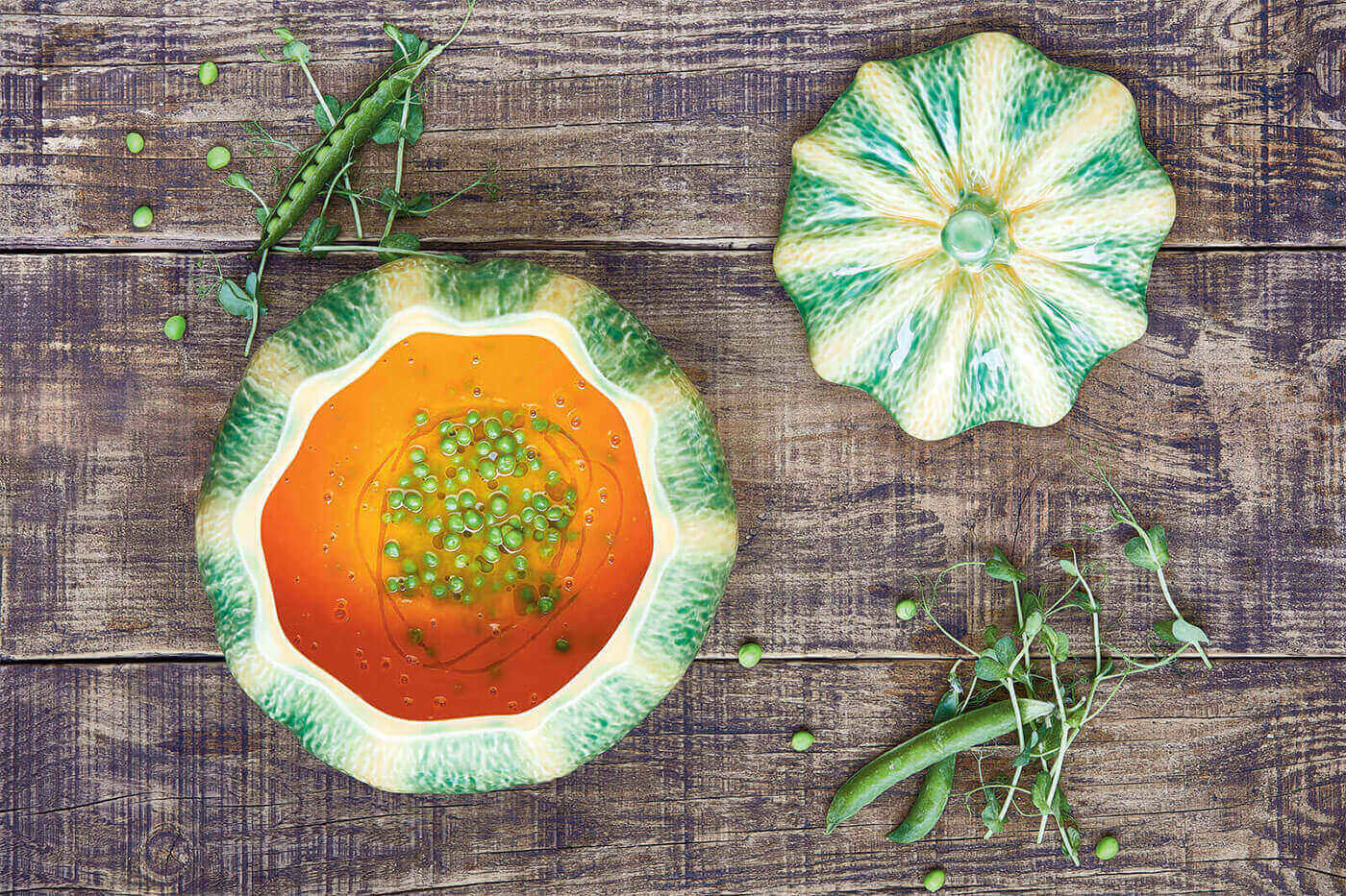 Creme de Abóbora e Tomate