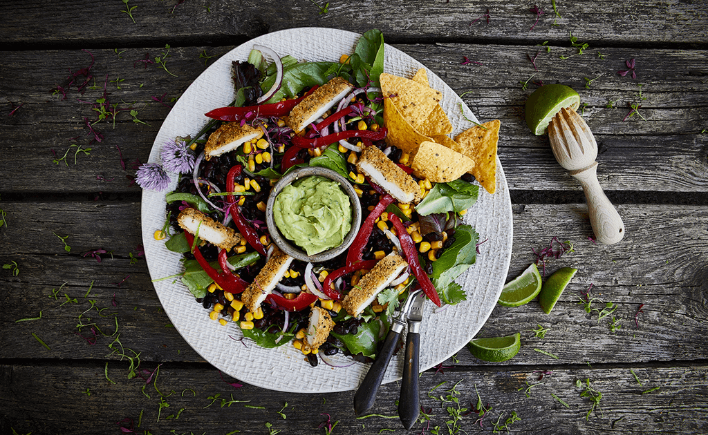 Salada Mexicana com Frango